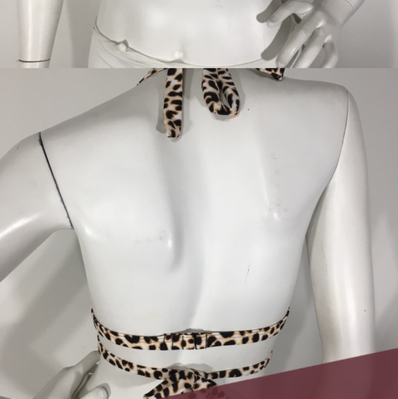 Victoria Secret Pink leopard bikini top - Picture 2 of 11